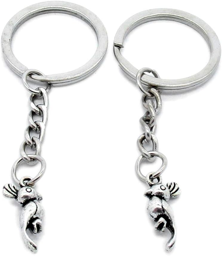 100 Pieces Keyring Keychain Wholesale Suppliers Jewelry Clasps E4GJ8U Birds