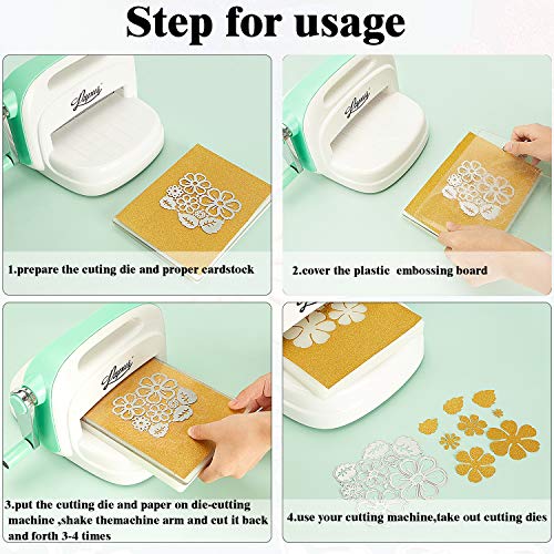 3 Sets Flower Metal Cutting Dies Christmas Flowers Leaves Embossing Stencils 19 Styles 3D Flower Die Cuts For Diy Crafts Scrapbook Album Paper Card, 19 Pieces In Total #TOP4