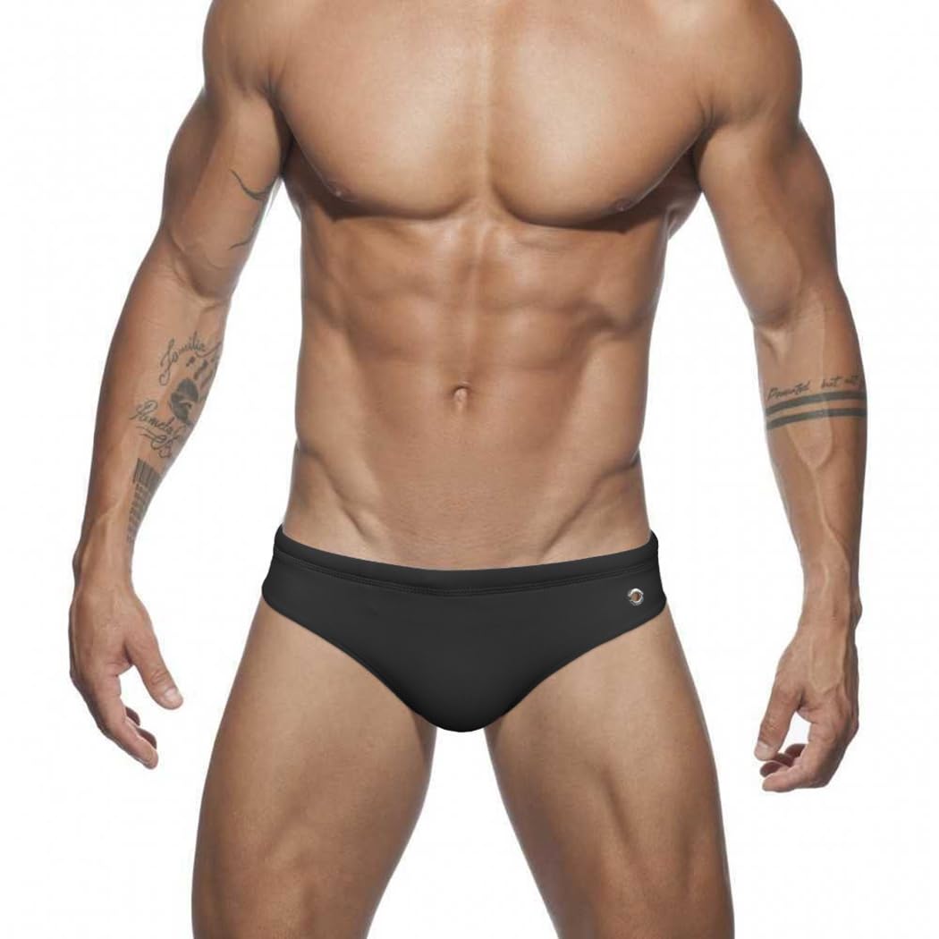 RQPYQF Bañadores Slip Hombre Bañador de Natación Slip Pantalones Cortos de Natación Slips Traje de Surf de Baño para Playa Piscina Secado Rápido YK2433