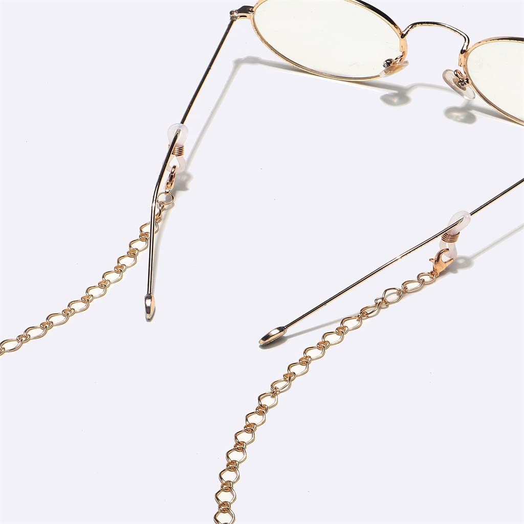 Zweiteiliges Set Brillenkette Buntes Gold Brillenseil (D Talla ?nica)