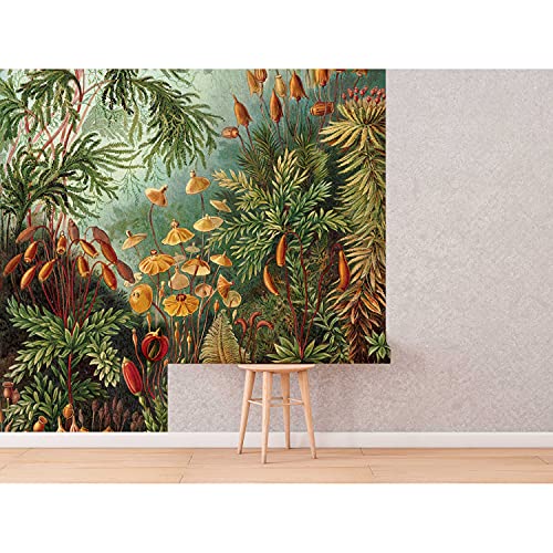 Papiers peints décoration tropicale en latex résistant de 290x290cm