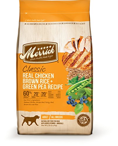 Merrick Classic Real Chicken, Brown Rice And Green Pea Dog Food,...