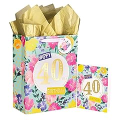 Gold Floral 40th