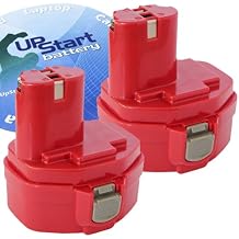 2-Pack Makita 14.4V Battery Replacement - Compatible with Makita BMR100, 6337D, 6233D, 6935FD, 6333D, 6933FD, 1422, ML140, ML143, 6337DWDE, 1420, 6228DWE, 6934FDWDE, 6934FD, 6932FDWDE, 6932FD, 6339DWFE, 6339DWDE, 4333D, 6336D 3300mAh, NIMH