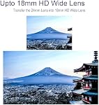 FotoZ 2 in 1 49mm add-on 0.75x Wide Lens with 10x Macro Portion | for Travel Hiking & Landscape Photography for Canon Nikon Mirrorless Cameras Compatible with 49mm Size Camera Lens.
