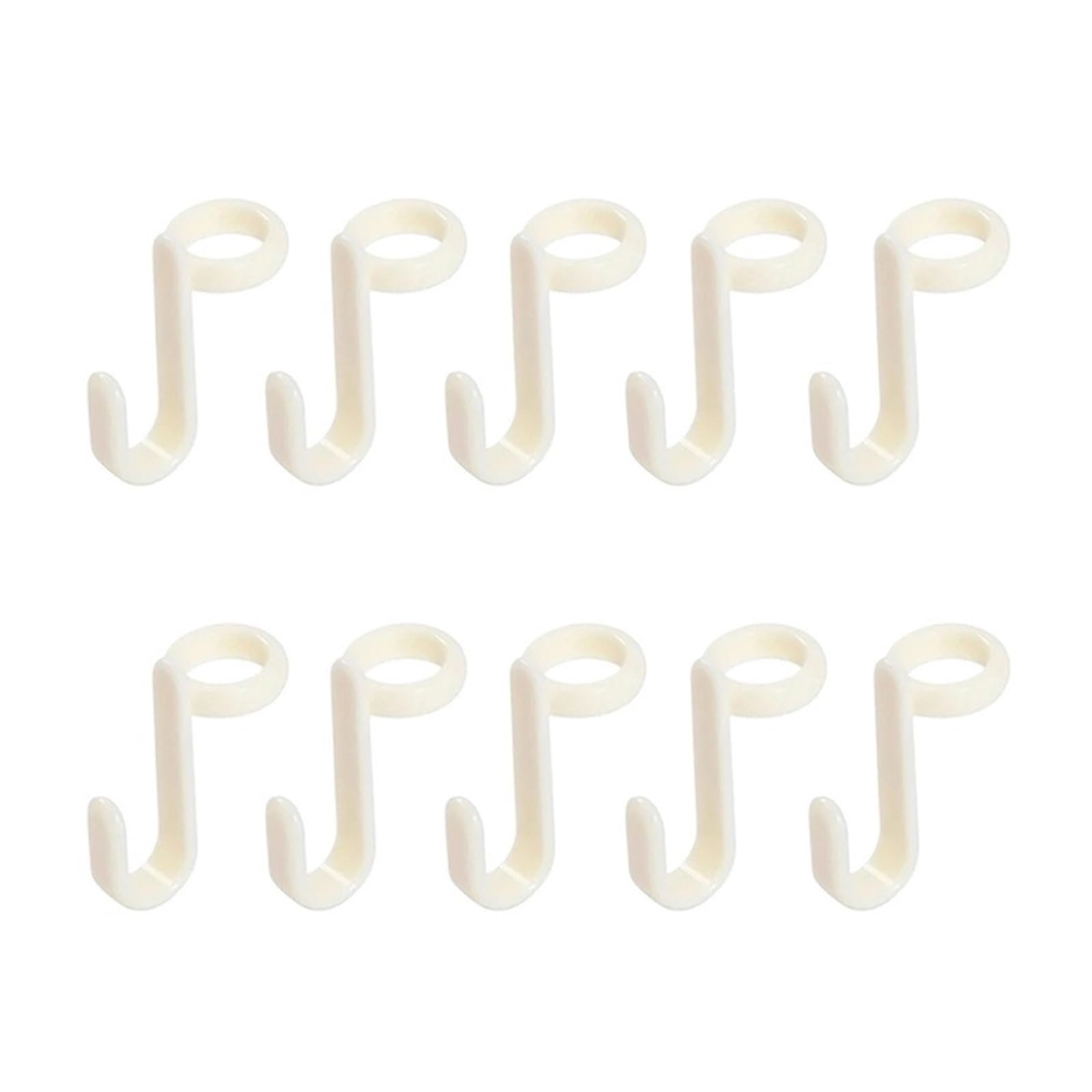 Hangers for Clothes Space Savers Closet Coat Organizer, Hanger Space Saver 100PCS Mini Hangers For Connectors, Hooks Cascade Plastic(White)