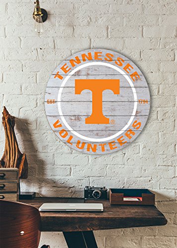 Kh Sports Fan 20"X20" Classic Tennessee Volunteers Weathered Circle Sign #TOP1