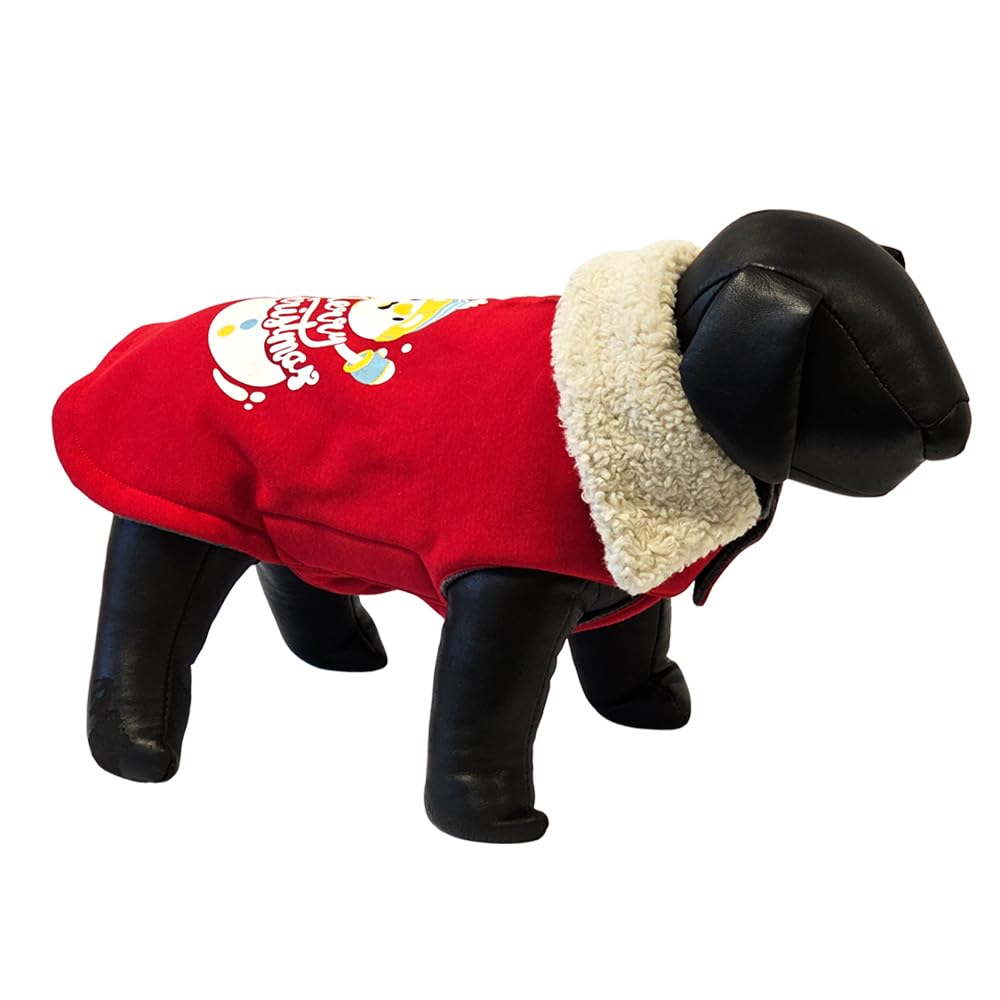 Nobby Snowman Dog Jumper Red 44 cm