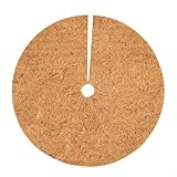 Set mit 4 Kokos-Mulchscheiben, effektiver Pflanzenschutz, um Feuchtigkeit zu...