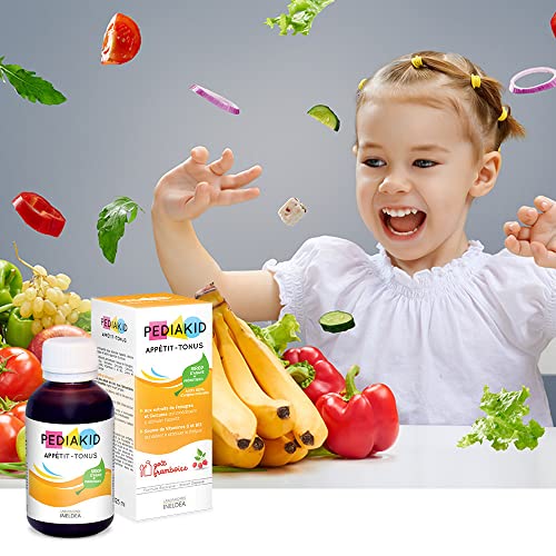 PEDIAKID - Sirop Appétit-Tonus - Complément Alimentaire Naturel - Formule Exclusive au Sirop d'Agave - Stimule l'Appétit - Aide à la Prise de Poids - Lot de 3 flacons de 125 ml – Image 4