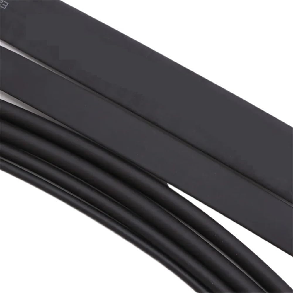 Guaina termorestringente Nera 1-200 m, Guaina termorestringente 3:1, Diametro 1,6-39 mm, for Fili con Colla a Doppia Parete(7.9MM*25 Meters)