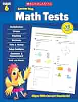 Amazon.com: Scholastic Success with Math Tests Grade 6
