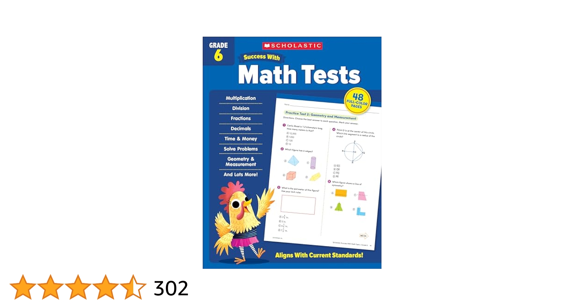 Amazon.com: Scholastic Success with Math Tests Grade 6