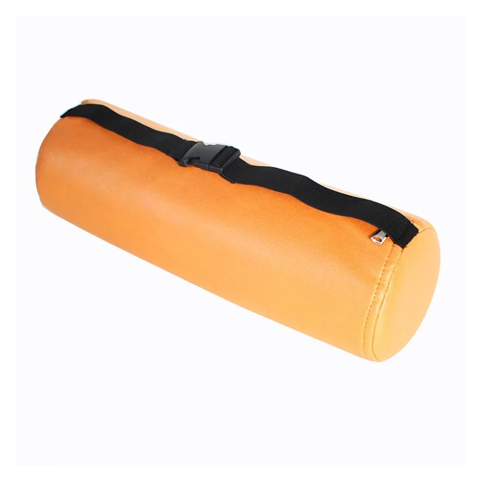 Luoaxinn Orange Lumbar Roll Pillow Lumbar Support Roll Cylindrical Waist Office Home Fabric Pillow(,12Cm*30Cm)