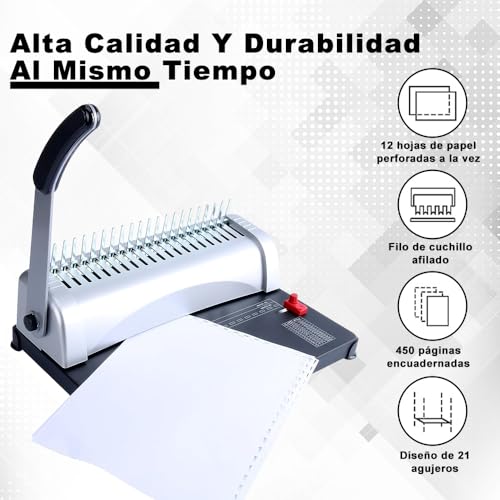 Opiniones y reviews de Maquina encuadernacion espiral - los más vendidos. 17 Opiniones y reviews de Maquina encuadernacion espiral - los más vendidos. 11