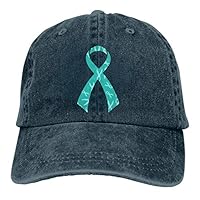 Algopix Similar Product 14 - Ovarian Cancer Awareness Cowboy Hat Cap