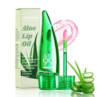 Syloripha Aloe Vera Lip Oil - PH Temperature Color Changing Gloss, Long Lasting Moisturizing Lip Care Balm, Light Texture No Greasy Lip Care Product For Women