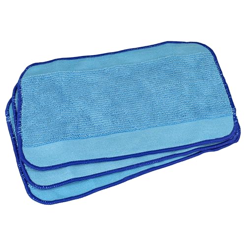 vhbw 3x Lingettes de nettoyage plastique compatible avec iRobot Braava 380, 390, 380T, 390T, 320t, 321, 320, 321T aspirateur robot