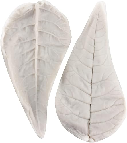 Vista 8 de Sijiangmold Gumpaste - Molde de silicona para veteado de hojas de fondant, moldes veteados para pasta de goma, molde de flores para decoración