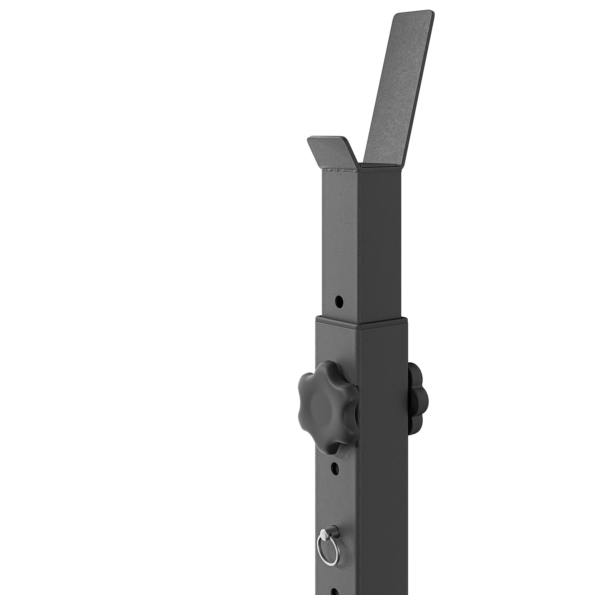 TREX SPORT Hantelständer Hantelablage 12-Fach verstellbar bis 200kg TX-090S | Langhantelständer, Sicherheitsablage mit 7 Höhenstufen, Metall Kniebeugenständer für Krafttraining Zuhause, stabil