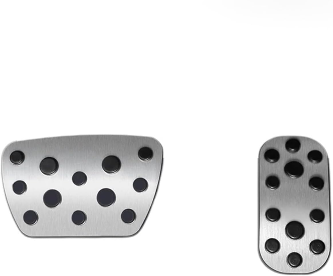 Compatible with Toyota Lexus 600 700 LX600 LX700 2022-2026 Aluminum Alloy Brake Accelerator Pedal Cover Anti-Slip Car Protection Accessories(LX700 A Style Silver)
