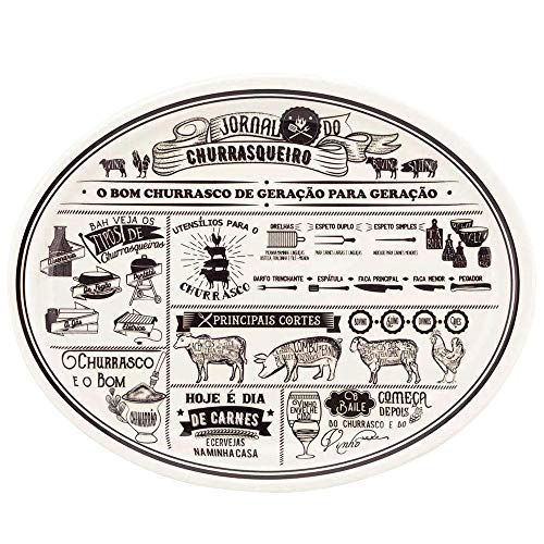 Conjunto Jornal Do Churrasqueiro 6 Peças - Oxford