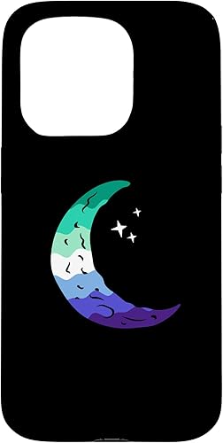 Vista 31 de Funda para iPhone 11 Pro Max Sutil MLM Pride Moon Phase Vintage LGBT Gay MLM Masculino