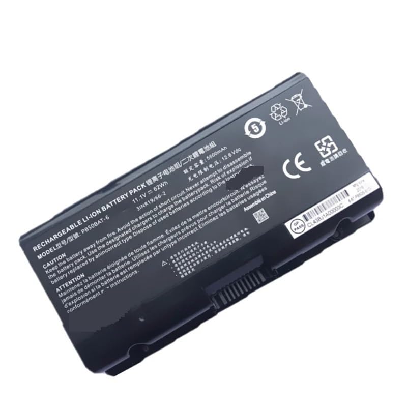 Batterie PB50BAT-6 résout les problèmes de charge sur Clevo PB70EF-G PB71EF-G