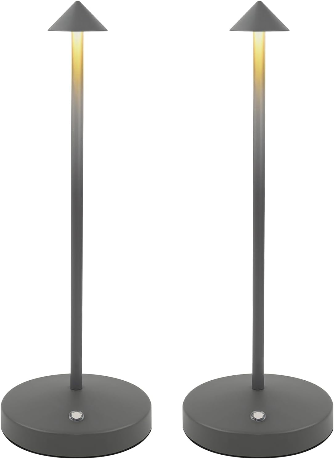 SUNLIGTGO Portable LED Cordless Table Lamps 2 Pack, 5500mAh