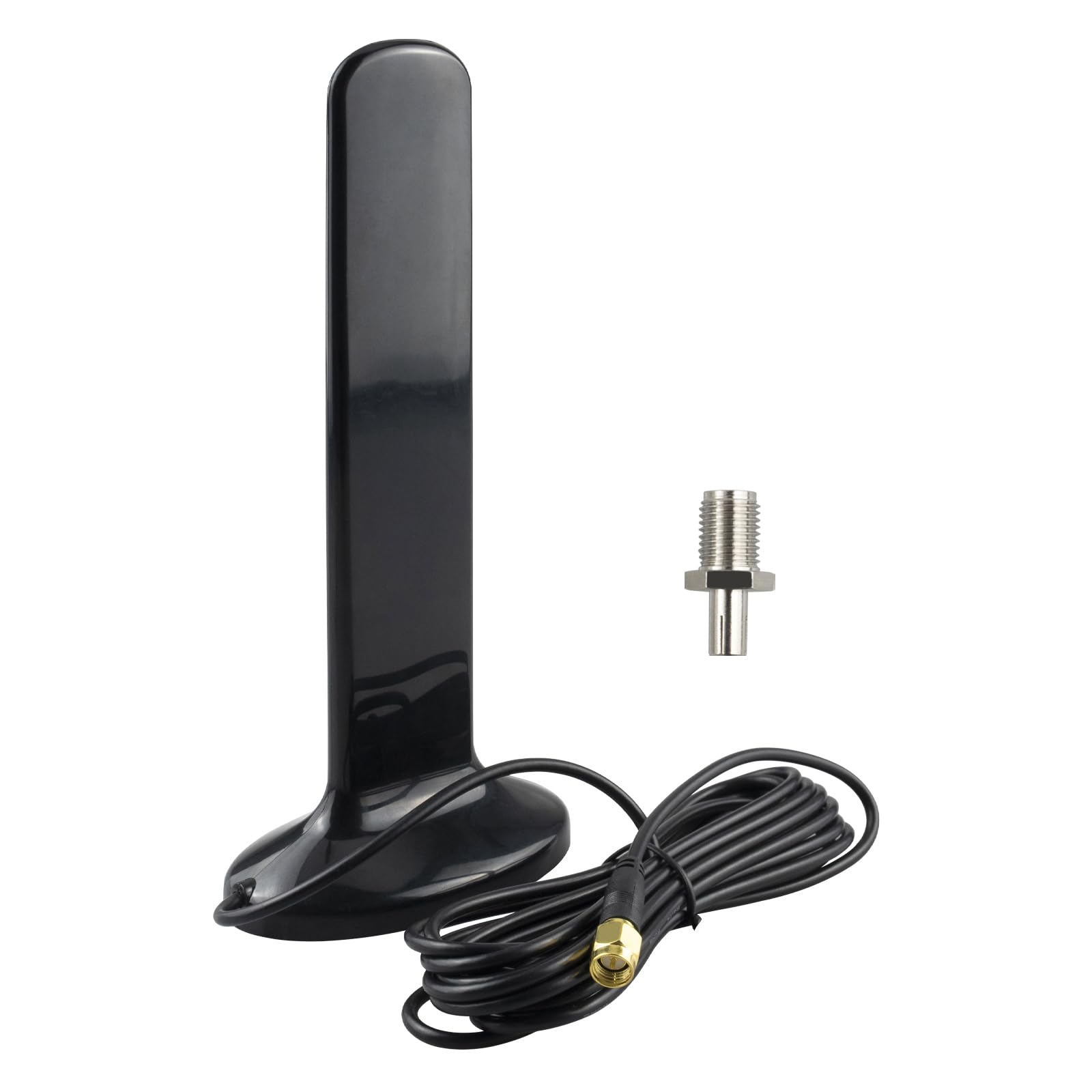 BOOBRIE Antena TS9 5G 4G 5dBi de alta ganancia 2400 MHz-5800 MHz Dual MIMO TS9 macho base magnética con cable coaxial RG174 de 2 m para routers 4G LTE, puntos de acceso