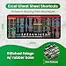 Zoolyx Keyboard Shortcuts Desk Mat 35.4"x15.7" Excel Cheat Sheet Mouse Pad