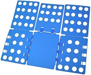 Gearmax® Flip Fold, Clothes Folder - Adult Dress Pants Towels T-shirt Folder/Laundry Folder Board Organizer/Fast Folding Board, Blue