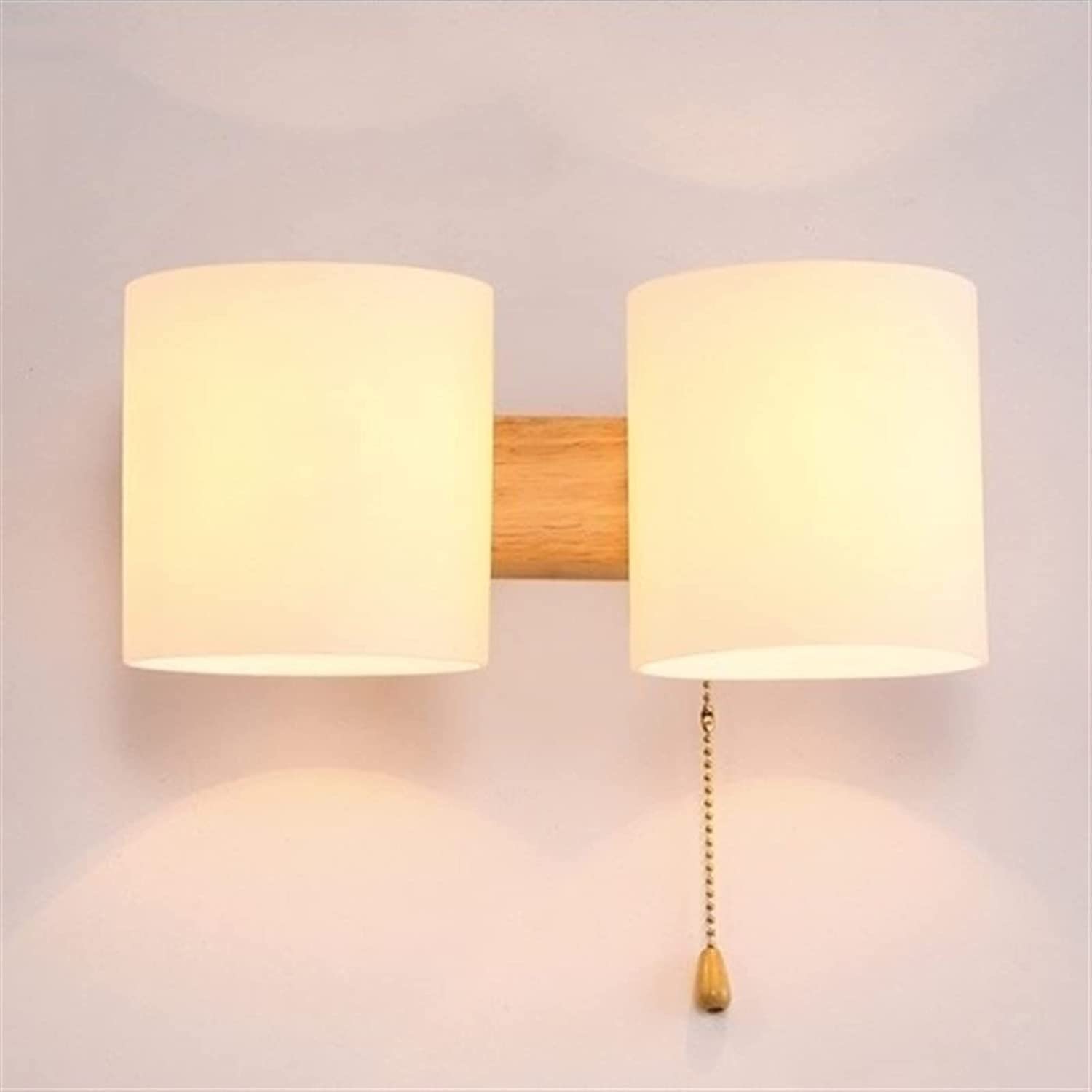 Lámpara de techo LED para comedor que transforma tu cena con madera y cristal 6
