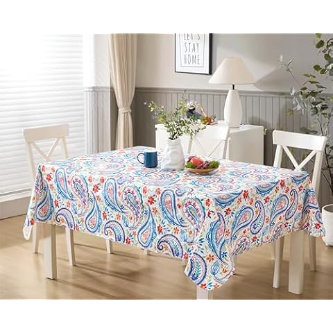 Newbridge Boho Chic Paisley Tablecloth Cover