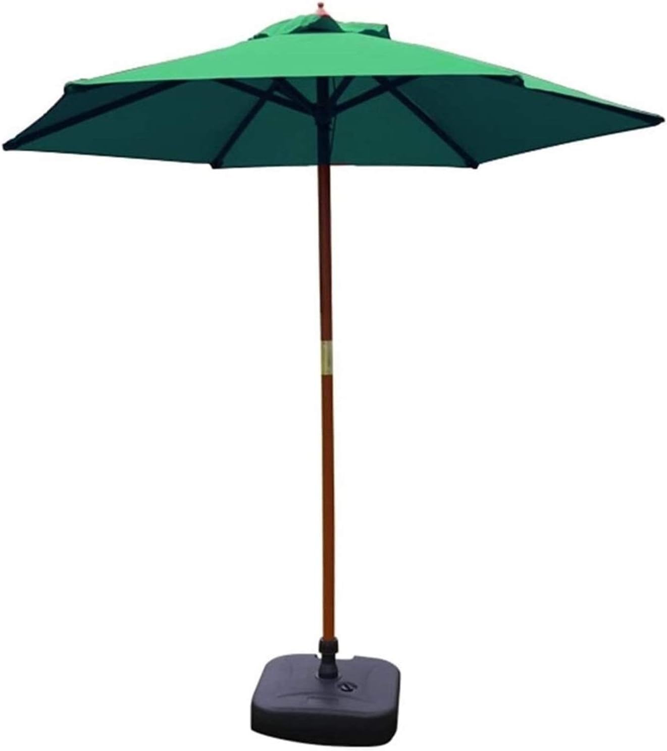 LSLYTQ Outdoor Garden Parasols Parasols 7' Patio Umbrella Garden, Round Market Table Umbrella With Solid Wood Bracket, Perfect For Outdoor Yard, Beach, Camping, Pool Side good