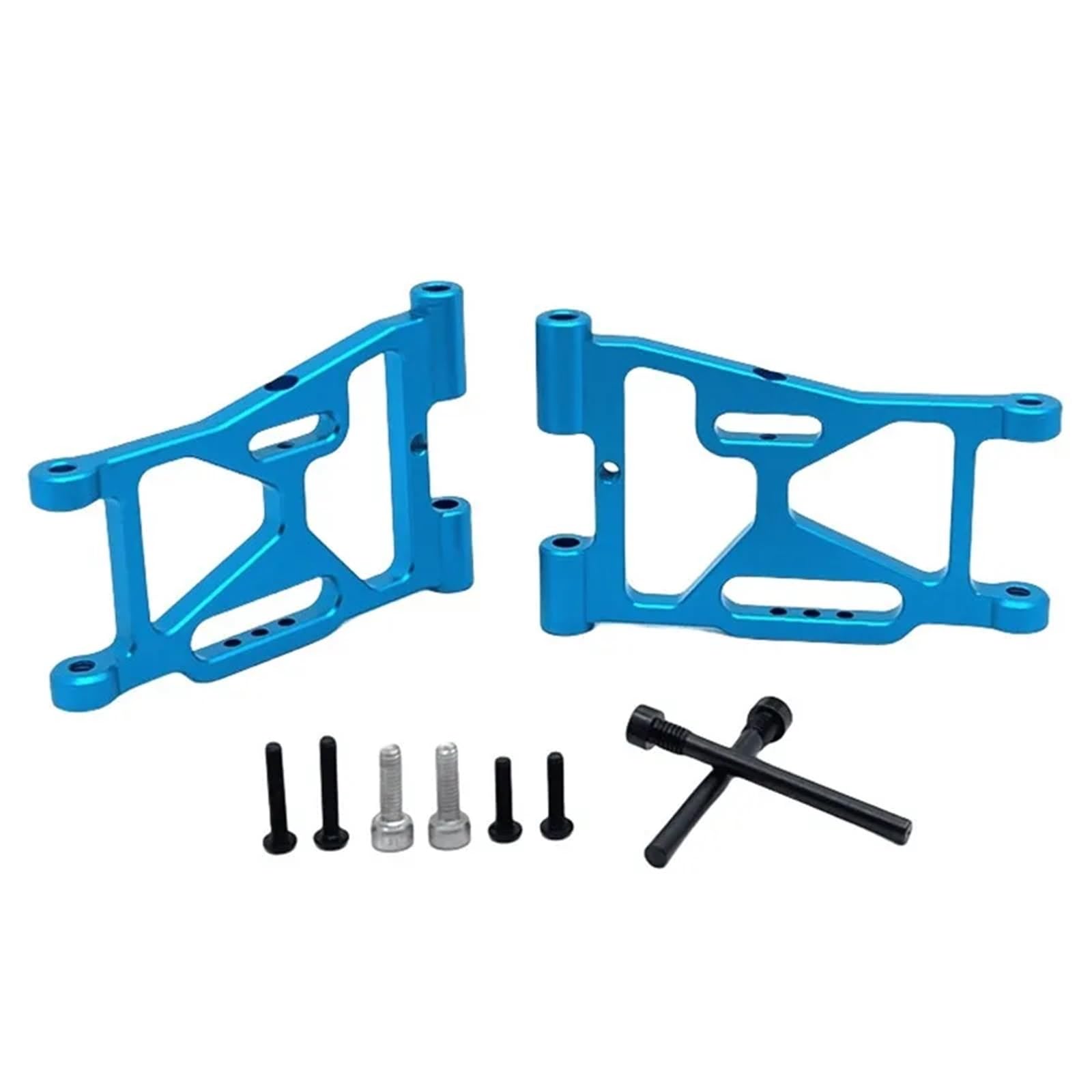 RC Modificaciones para MJX 7303 1/7 Pieza Metálica Brazo Inferior Delantero P73220 Piezas Coches RC Mejoras Control Remoto Recambio Accesorio Modelo(Blue)