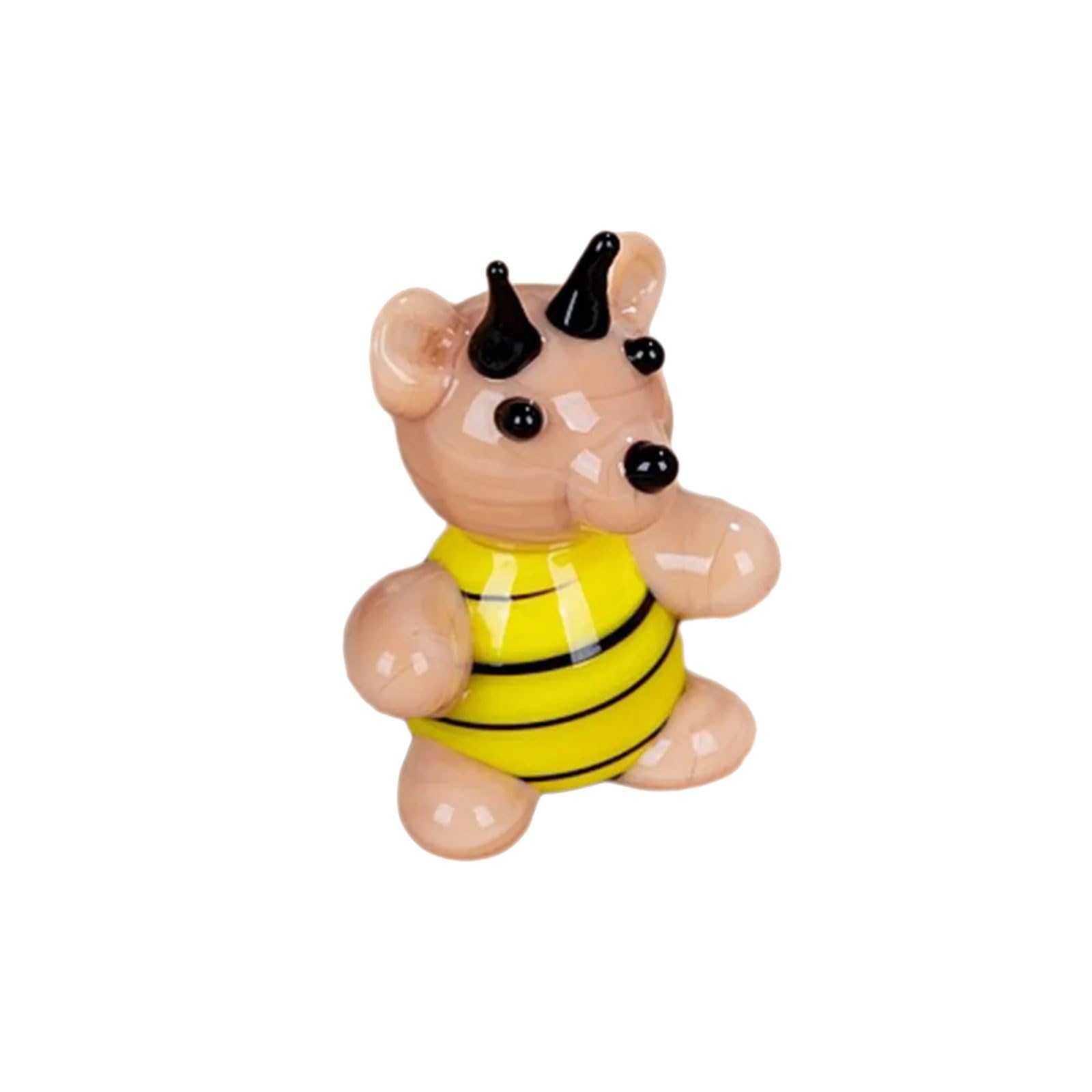 Osniyaw A Glass Rtistic Nimal Statues, Handmade Bears Nd Dog Figurines For Home Display, Colourful Nursery Decoration, Glass Rtistic Nimal Decorations