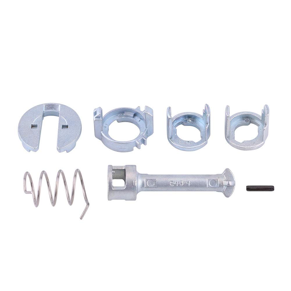 Car Door Lock Repair Kit-Front Left Right Door Lock Cylinder Repair Kit Replacement Parts Compatible with BMW E46 3 Series 1998-2005