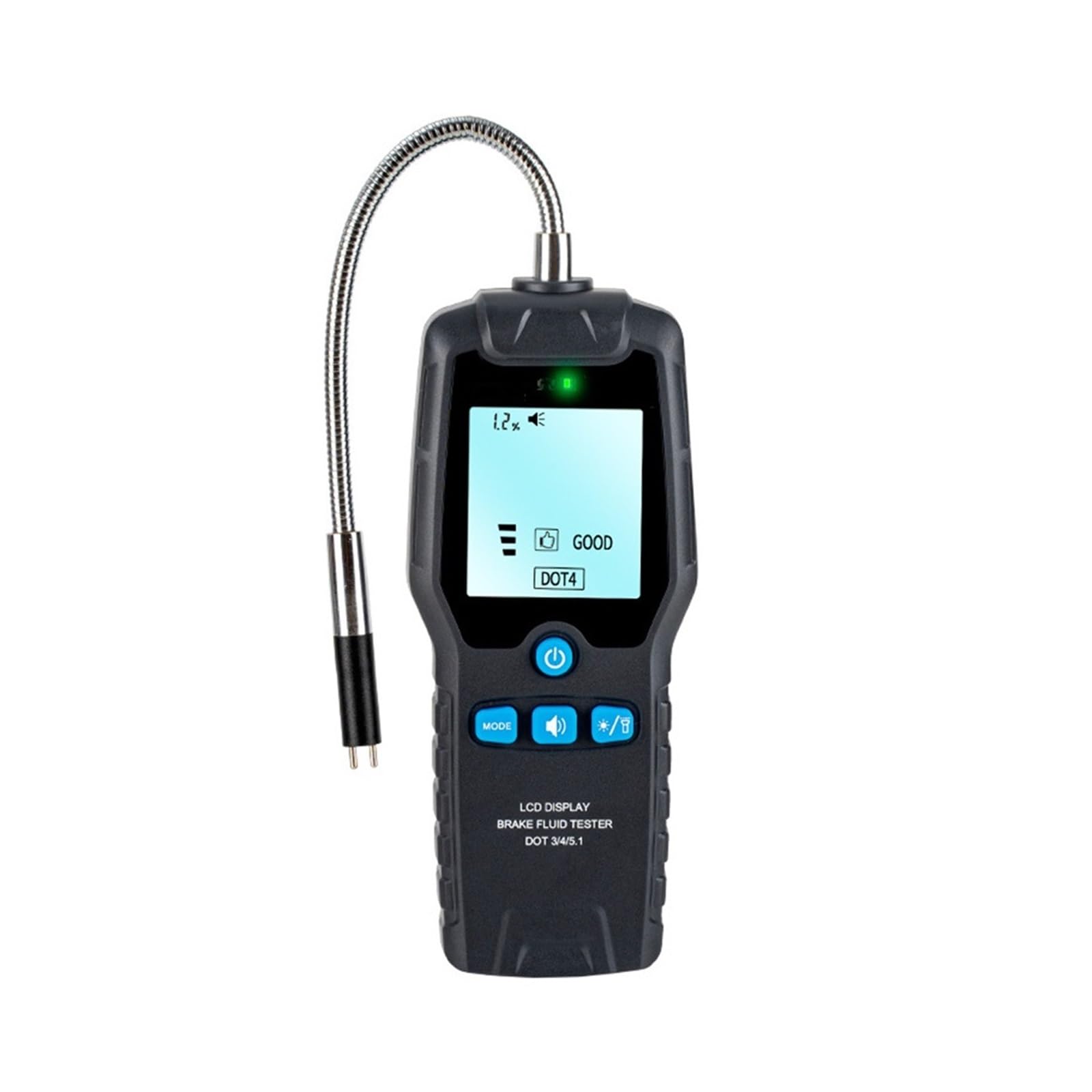 Brake Fluid Tester, Digital Car Brake Oil Testing Tool Engine Oil Tester Auto Oil Quality Detector Gas Analyzer Brake Fluid Tester