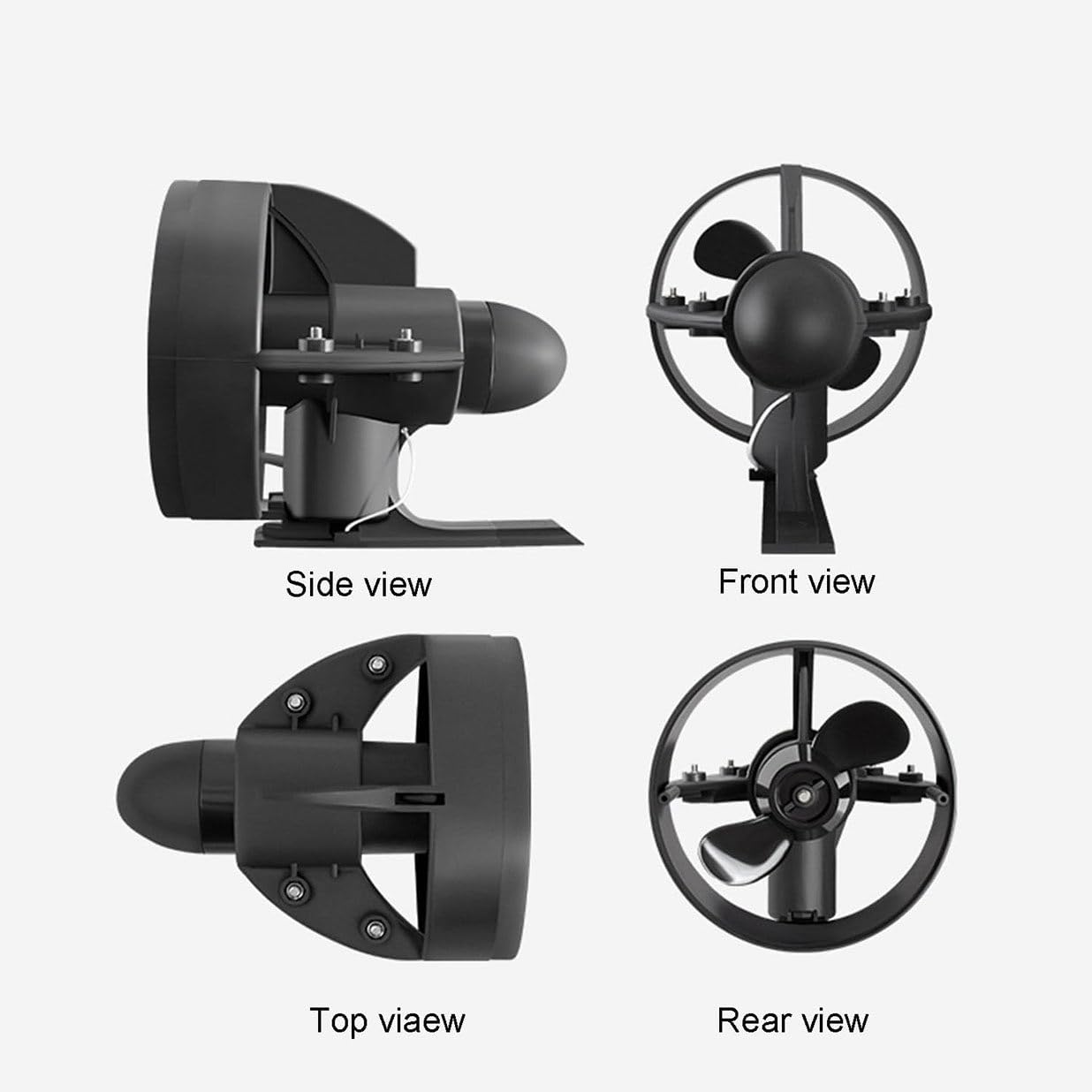 288 W elektrisch motorisiertes Surfbrett, Surf & SUP Finne Akku Elektrische Flosse Stand Up Paddle Board Motor Surf Board 12V Kajak Surfboard Wiederaufladbar Powered Surfboard Kit