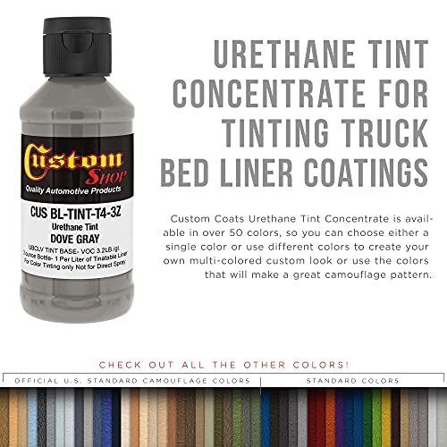 Image of Custom Coat 3 Ounce, Dove Gray, Bed Liner Tint Concentrate