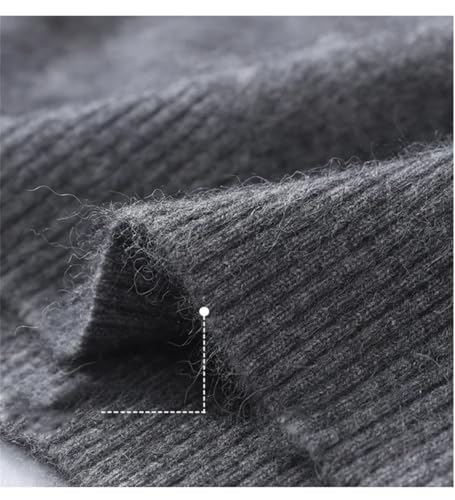 Mens Cashmere Sweater V-Neck Pullovers Sweaters Regular Casual Bottoming Jumper Top4