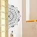 Mandala Adesivo da Parete Mandala Adesivo Decorazioni per Pareti di Loto Buddista Decalcomanie da Muro