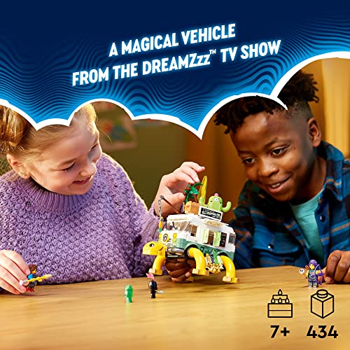 Image of LEGO DREAMZzz Mrs. Castillo's Turtle Van 71456, 2-in-1 Vehicle Building Set for Kids, Boys, and Girls Ages 7+