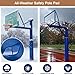 Heavy Duty Weatherproof Protective Pads for Basketball Hoop and Playground Safety