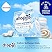 Dropps Laundry Fabric Softener Pods, Unscented (64 Count) - Fabric Softener Liquid Pods for Fluffy, Soft Fabrics - HE Compatible Mineral Based Ingredients Laundry Supplies