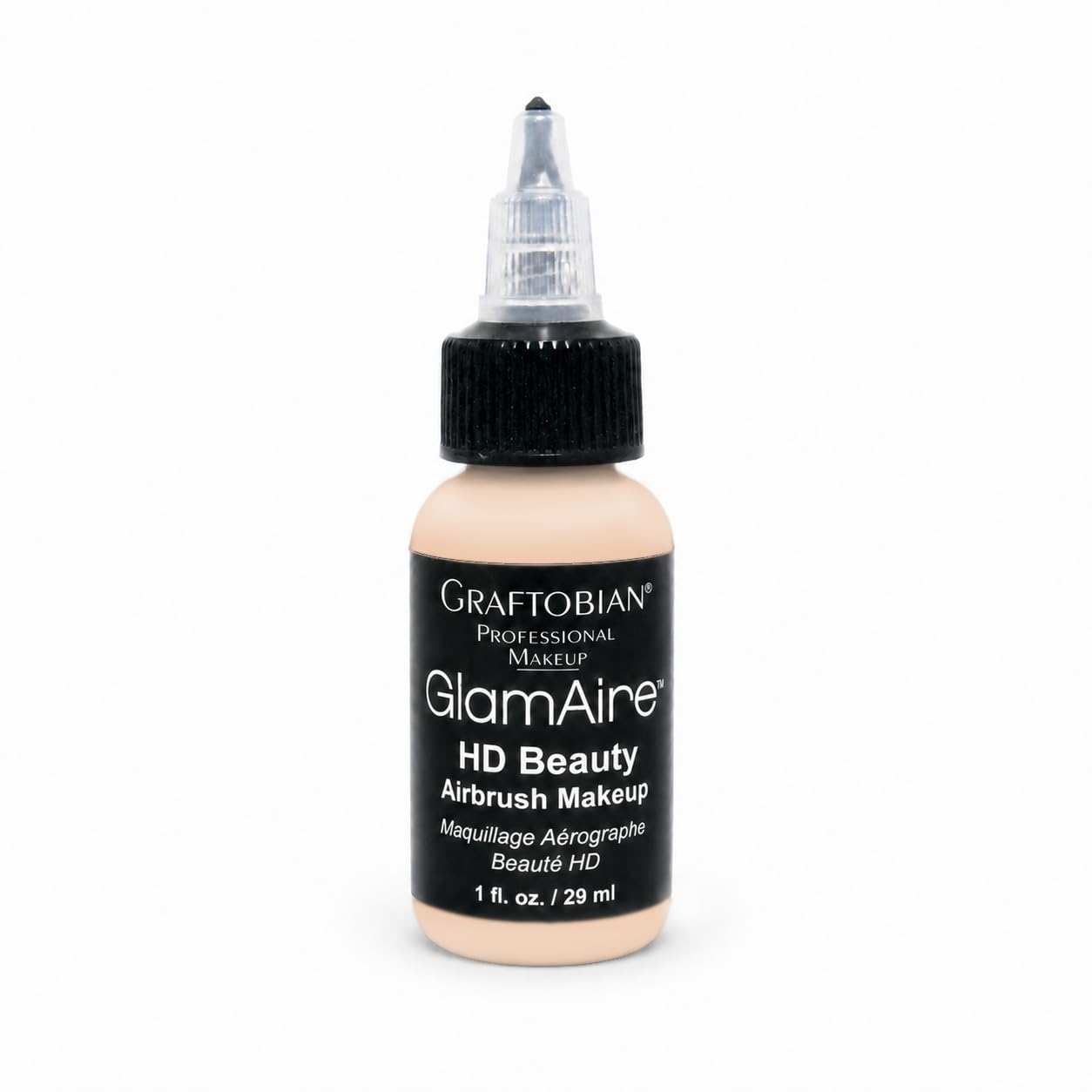 GlamAire Airbrush Makeup by Graftobian - High Definition Airbrush Foundation, Professional Formula for Long-Lasting Wear, For Makeup Artists and Beauty Aficionados, Made in USA, Ingenue