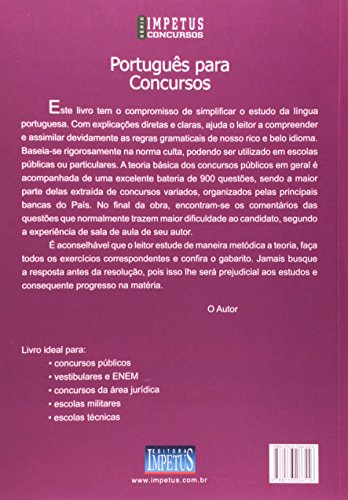 Português Para Concursos. Teoria e 900 Questões