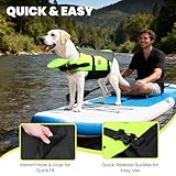 Vivaglory Hunde-Schwimmweste Float Coat Wassersport Schwimmhilfe Rettungsweste für Hunde Haustier Mit Griff und Reflektoren - 4
