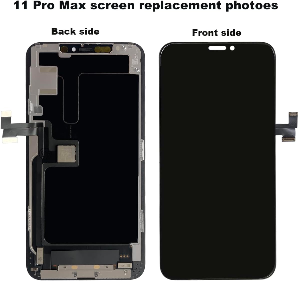 for iPhone 11 Pro Max Screen Replacement 6.5 inch LCD Display 3D Touch Digitizer Frame Assembly Full Repair Kit with Repair Tools, Screen Protector